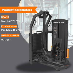 Meilleur prix équipement de fitness en acier de gymnastique commerciale musculation pendule chargé <span class=keywords><strong>presse</strong></span> de hanche pour l'exercice - Product Image 4