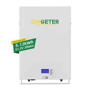 Powerwall 51.2V 10Kwh Lifepo4 batteria di accumulo di energia solare Lifepo4 batteria al litio 200Ah