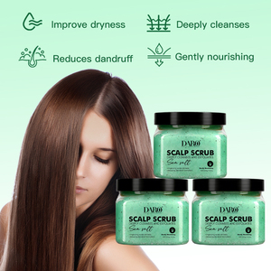 Crema Exfoliante para el Cuero Cabelludo <span class=keywords><strong>DARO</strong></span> con Aceite de Menta y Aceite de Romero, Hidratante, Nutritiva y Reparadora para Cabello Dañado y Teñido - Product Image 4
