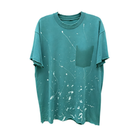 T-shirt Homme Vintage Délavé et Vieilli, Impression DTG Personnalisée Grande Taille, Fabrication Haut de Gamme