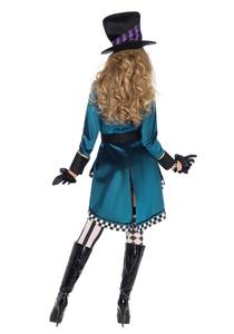 <span class=keywords><strong>Disfraz</strong></span> de Mad Hatter para <span class=keywords><strong>mujer</strong></span>, traje de adulto, vestido de lujo de talla grande, fiesta de Halloween, disfraces de bruja de Carnaval - Product Image 3