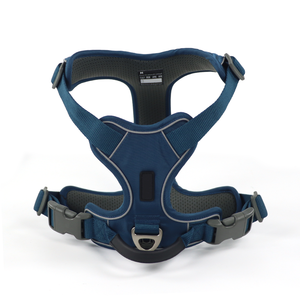 Arnés de Alta Resistencia para Perros de Oxford, Reflectante y a Prueba de Explosiones en Azul Oscuro, con Diseño de Seguridad y Asa para Perros Pequeños y Medianos - Product Image 2