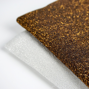 Căng Màu Rắn Sáng Bóng Long Lanh Bạc Polyester Spandex Đan Kim Loại Lurex Vải - Product Image 2