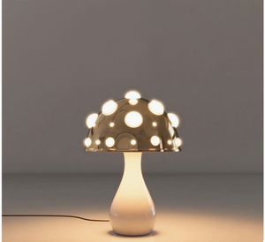 Hiện đại sáng tạo USB Red Gold 3 chế độ có thể sạc lại nấm đèn cho phòng ngủ cạnh giường ngủ - Product Image 4