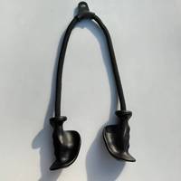 Accessoires de fitness : Corde ergonomique pour triceps, barre de traction dorsale, barre de tirage haut, barre de rame, barre latérale en nylon Cloudoo