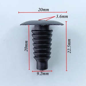 Clip de sujeción automático para fijación del panel de revestimiento del maletero de Volkswagen, piezas de repuesto para reparación - Product Image 2
