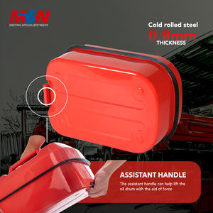 Jerrycan 5L en <span class=keywords><strong>acier</strong></span> laminé à froid, bidon à carburant, conteneur de stockage de liquides, réservoir de carburant portable SM184 - Product Image 4