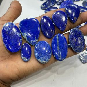 Cabochon Lapis Lazuli Bleu Naturel Rare Pierre à Bijoux en Vrac Collection de Pierres Précieuses Vente - Product Image 4