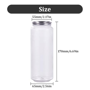 Gobelets en plastique de différentes tailles 200 ml/250 ml/330 ml avec couvercles en aluminium transparents faciles à ouvrir, gobelets jetables pour jus - Product Image 5