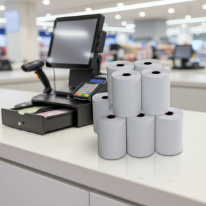 Rollo de Papel Térmico para Recibos de Punto de Venta, 80x80, 65gsm, Capa Única - Product Image 5