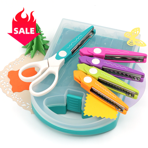 באיכות גבוהה נתיק <span class=keywords><strong>scissor</strong></span> ערכת ילדים ידנית תחרה מלאכה לסטודנטים פרויקטים - Product Image 1