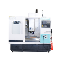 Fraiseuse verticale CNC XK7124 haute précision, système de commande 3 axes, broche simple BT40, robuste