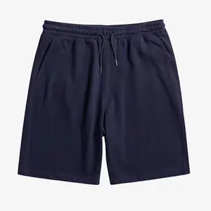 Shorts de algodão de bambu para homens, shorts curtos de algodão orgânico para homens, calças curtas de moletom para homens