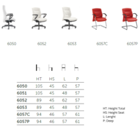 Chaises pivotantes durables de bureau de direction de fabricant italien de grande qualité pour la vente en gros