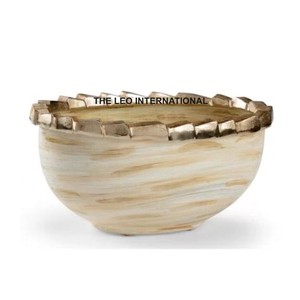 Material de madera Forma redonda Tazón de pulido de madera Tuerca que sirve frutas secas Snacks Venta caliente Tazón decorativo de acento para el hogar - Product Image 4