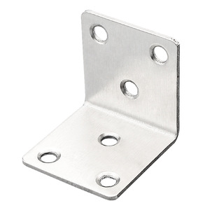 Soporte de Esquina en Forma de L de Acero Inoxidable, Conector de Muebles de 90 Grados, Soporte Duradero para Armario - Product Image 1
