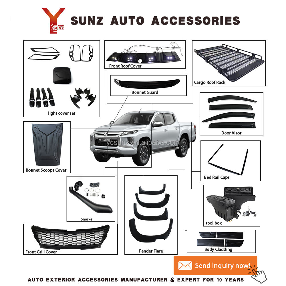 Contactez-nous en ligne pour plus d'accessoires Triton L200.