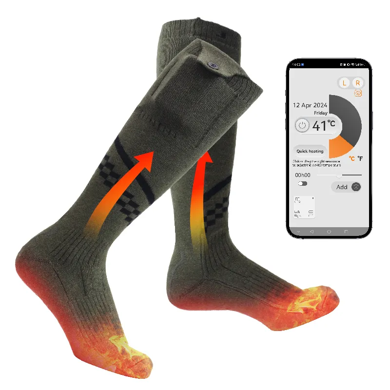Sandal Self Microwave Stocking musim dingin hangat pengisian Dongguan App Deilin sarung tangan pemanas kaus kaki isi ulang baterai