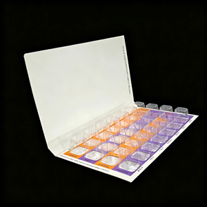 Empaque de Blíster para Farmacia con Sellado en Frío, Tamaño Personalizado, 4 Tomas Diarias, Semanal, Desechable, Tri-Plegable, de PET, Organizador de Píldoras y Medicamentos - Product Image 5