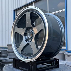 Jantes forgées monobloc à lèvre profonde <span class=keywords><strong>gris</strong></span> usiné légères 18 19 20 21 22 23 24 5x114.3 5x112 pour GT F80 F90 E46 M3 M4 - Product Image 2