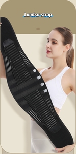 Cinturón de Soporte <span class=keywords><strong>Lumbar</strong></span> Transpirable para Corrección de Postura con Terapia Magnética Autocalentable, Faja Reductora de Cintura Ajustable para Uso Diario - Product Image 2