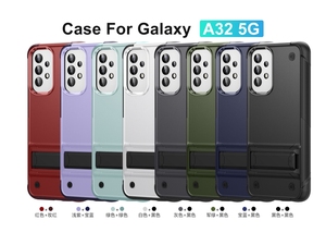 Hybrid 2 Dalam 1 PC + TPU Armor Shockproof Defender Casing Penutup Belakang dengan Kickstand untuk Samsung A32 5G Z Flip 3/4 Lipat 4 A13 A23 S23 - Product Image 6
