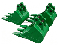 Bucket penggali mini grosir pabrik, lebar 150mm 200mm 300mm untuk excavator 1.2-3 ton