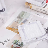Récipient de cuisson Transparent Biscuits Snack Boîtes Rectangulaire Fil Sandwich Transparent Long Conteneur à Gâteau En Plastique