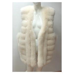 Veste en fourrure de renard véritable longue et chaude pour femmes, nouvelle mode d'hiver en gros - Product Image 1