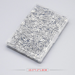 Stainless Steel Safety Pins 19Mm Assorted Colors Black Silver Gold For <b>Sewing</b> Craft Use Durable Iron Pins Set - Product Image 3