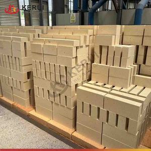 KERUI Ladrillo de cilindro resistente al fuego Ladrillos refractarios de alta alúmina 230X114X65mm para barriles de acero de horno de cerámica - Product Image 6