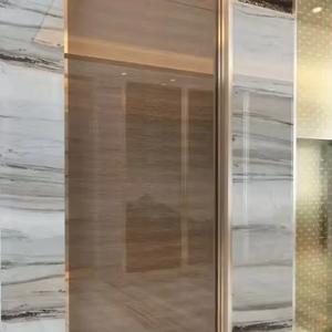 <span class=keywords><strong>Puerta</strong></span> de techo corrediza de <span class=keywords><strong>cristal</strong></span> de aleación de aluminio moderna, apertura Manual insonorizada antihuracanes para dormitorio, baño, escuela al aire libre - Product Image 1