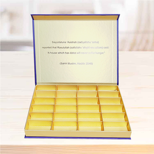 Tùy chỉnh sang trọng thanh sô cô la BONBON ủng hộ đám cưới kẹo quà tặng bao bì cứng nhắc vui vẻ Kẹo hộp với ngăn giấy - Product Image 5