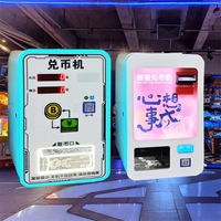 Qianmei DBJ-001-7 Distributeur de pièces de monnaie et de billets de banque en acier inoxydable, style économique, 110/220V, prise universelle, 1 jeu