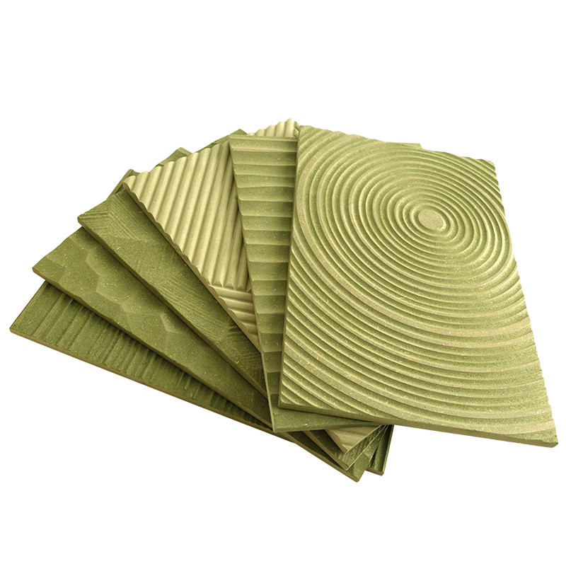 MUMU DESIGN High Moisture Resistance MDF Wall Panels Interior Waterproof 3D Semi-Finished Products Graphic Designed Anti-Static