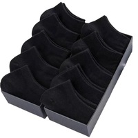 Chaussettes en polyester pour hommes, les moins chères en gros, absorbantes, chaussettes basses à la cheville