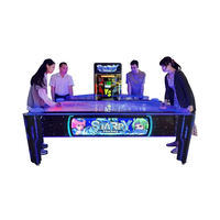 Machine de table de hockey sur air à 2 joueurs avec lumières LED | Coin Air Hockey De Mesa pour Amusement Arcade Vente en gros