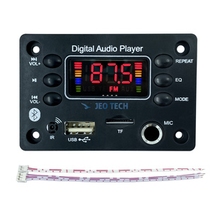 Modul dekoding MP3 <span class=keywords><strong>Bluetooth</strong></span> 12V, motherboard speaker mobil lossless audio mendukung Aksesori DIY - Product Image 2