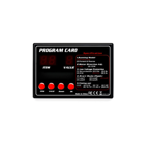 Tarjeta de Programación para Controlador Electrónico de Velocidad (ESC) sin Escobillas para Autos RC, Barcos RC y ESC Marinos - Product Image 2