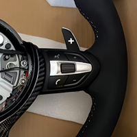 Volant pour BMW F30 F10 E90 F32 F36 M4 M340i E39 F22 F11 540i E87 F82 M3 M5 E70 Cuir Fibre de carbone LED F80 E92 m Sport