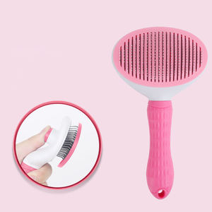 Wholesale Dog Hair Comb Self Cleaning Deshedding Remover Slicker Hair Grooming Tool <b>Pet</b> Hair Grooming <b>Brush</b> - Product Image 3