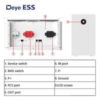 Batterie lithium Deye basse tension Rw-F16 murale 51,2 V 314 Ah 16 kWh – Meilleur prix pour le stockage d'énergie domestique