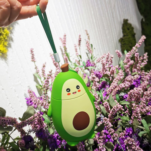 Yafchi Avocado Double Wall Glass Cup With Handle For Kids And Students Back To School Gift - Product Image 2