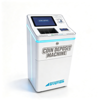 Machine de dépôt de pièces de monnaie, système de collecte de pièces, machine de dépôt de jetons en libre-service, écran tactile LCD 10 pouces, vente en gros