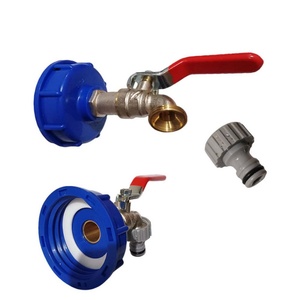 Adaptateur de réservoir IBC, vanne de réservoir d'eau de pluie, raccord de robinet d'eau en alliage de zinc 1/2 pouce, connecteur de tuyau d'arrosage pour réservoir de stockage d'eau S60X6 - Product Image 3