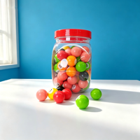 Permen Karet Billiard Fruity Bubble Gum Bermotif Meja Biliard 8g Per Buah Kemasan Stoples 100Pcs Permen Karet Anak Novelty Grosir