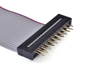 Кабель IDC с шагом 2,54 мм, длиной 15 см, серый, плоский, с ПВХ-изоляцией, 14-контактный, гибкий ленточный жгут проводов - Product Image 5