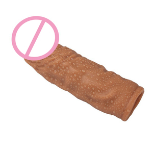 Paar Penis Extender Unterschied liche Größe Sexspielzeug Wieder verwendbare Penis ärmel Vergrößerung Penis Kondom für Männer - Product Image 2