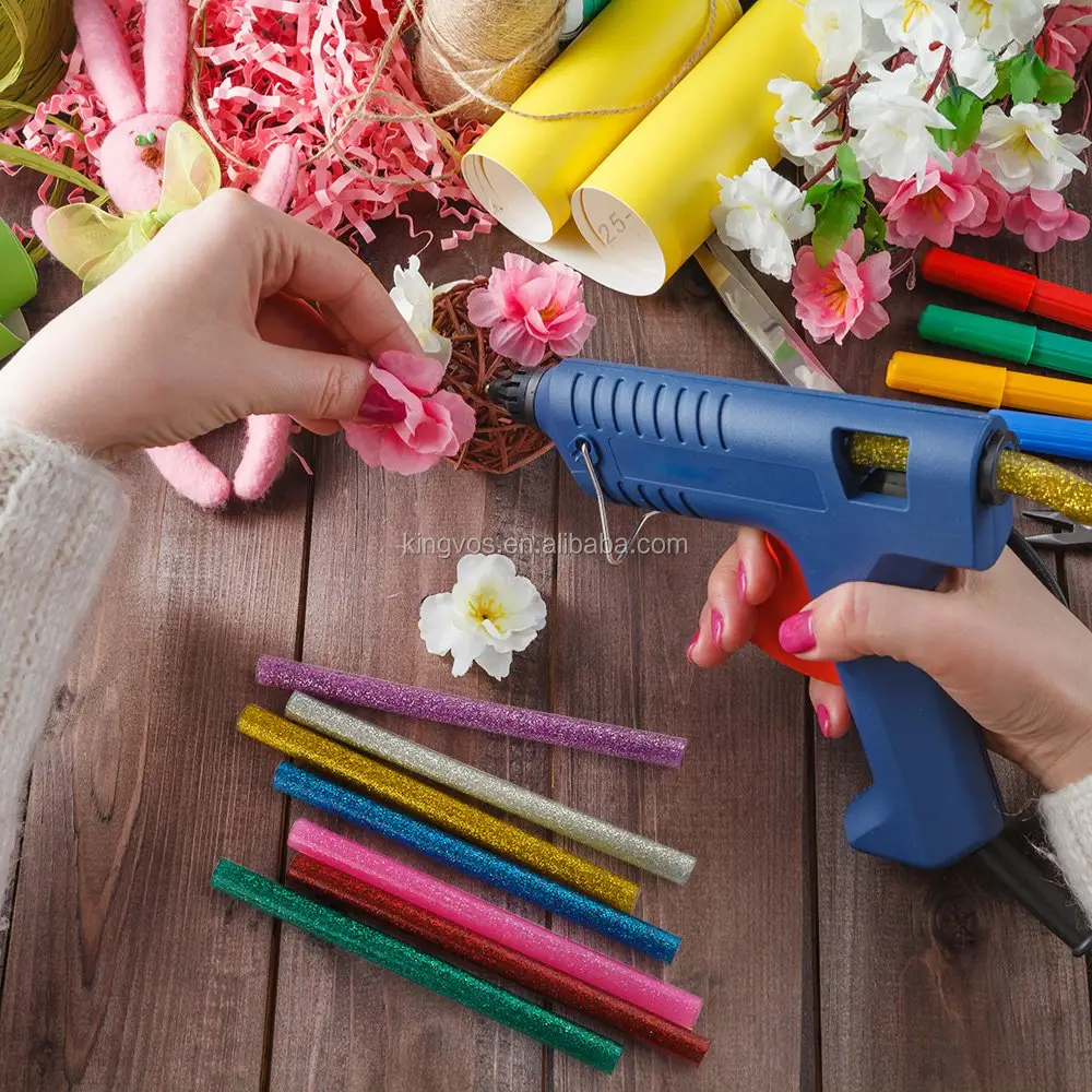 Fabriek Directe Verkoop Kingvos Populaire Hete Verkoop In Korting Gekleurde Lijm Sticks