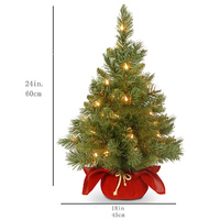 AYOYO 2026 Fichten dekoration 60CM Mini künstlicher Baum Weihnachts dekoration nach Hause Weihnachts geschenk